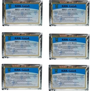 Krk Gıda Boyası 6 Adet Mavi 6x9 Gr.