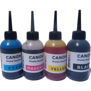 Canon Mg3200 Mg3250 Mg3350 Pg 540 Cl 541 Kartuş Mürekkep Dolum Seti 4x100 ml Renkli