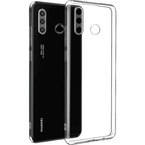 Huawei P30 Lite Kılıf Kamara Korumalı Şeffaf Silikon Şeffaf