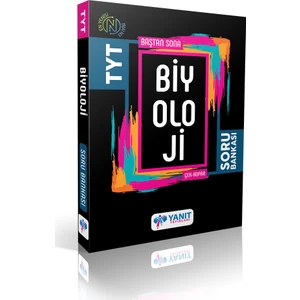 Yanıt Yayınları  TYT  Baştan Sona Biyoloji Soru Bankası