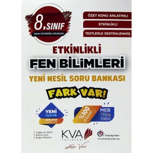 Koray Varol Akademi  8.Sınıf Fark Var Fen Bilimleri Etkinlikli Soru Bankası