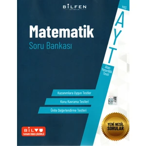 Bilfen Yayınları 12. Sınıf AYT Matematik Soru Bankası Yeni
