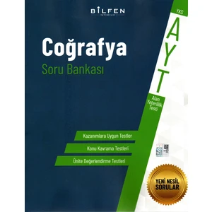 Bilfen Yayınları 12. Sınıf AYT Coğrafya Soru Bankası