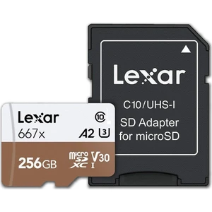 256 GB 667X Microsdxc Hafıza Kartı + SD Adaptör