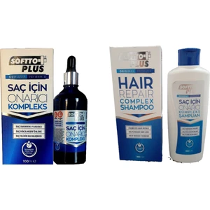 Softto Plus 100 ml Mavi Su ve 360 ml Complex Şampuan 2'li Set