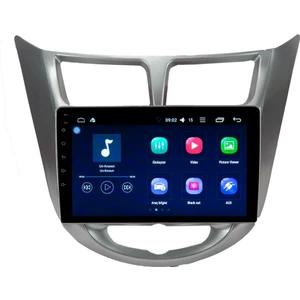 Hyundai Accent Blue 9"Android Double Teyp