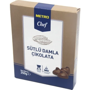 Metro Chef Sütlü Damla Çikolata (250 gr)