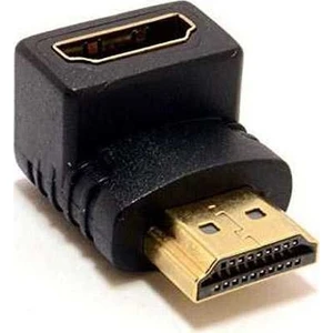 Hq-Speed HDMI 90 Derece Erkek Dişi Adaptör Gold