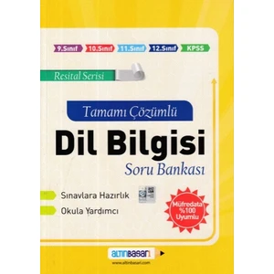 Altın Başarı Yayınları Dil Bilgisi Tamamı Çözümlü Soru Bankası