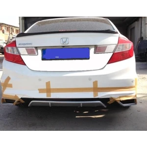 Güneşli Garaj Honda Cvici Fb7 Egzoz Görünümlü Difüzör (Plastik)