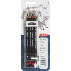 Charcoal Mixed Media Karakalem Eskiz Çizim Karışık Tanıma Seti