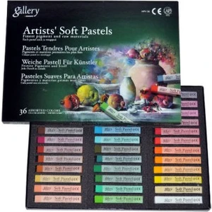 Gallery Artists' Soft Pastel Boya (Toz Pastel Boya) 36 Renk Tam Boy