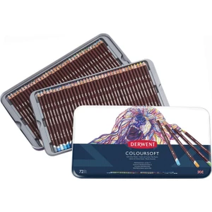 Coloursoft Pencils Yumuşak Kuruboya Kalemi 72'li Teneke Kutu
