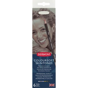 Coloursoft Pencils Skintones Yumuşak Kuruboya Kalemi Ten Renkleri 6'lı Teneke Kutu