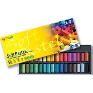 Gallery Artists' Soft Pastel Boya (Toz Pastel Boya ) 32 Renk Yarım Boy