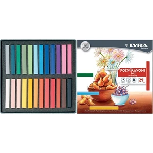 Polycrayons Soft - Toz Pastel Boya 24 Renk