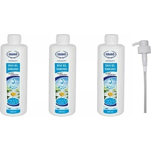 Sıvı El Sabunu 3 x 1000 ml + Pompa