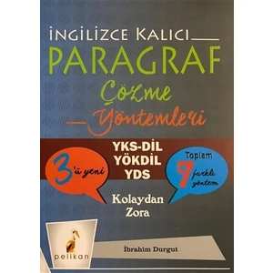 2018 YKS-DİL YÖKDİL YDS İngilizce Kalıcı Paragraf Çözme Yöntemleri