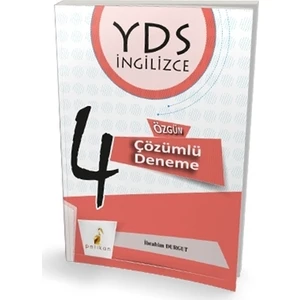 YDS İngilizce 4 Özgün Çözümlü Deneme