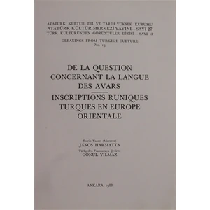 De La Question Concernant La Langue Des Avars