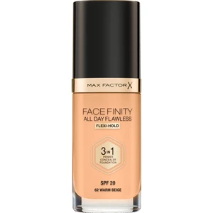 Max Factor Facefınıty All Day Flawless Flexı-Hold 3 In 1 Kalıcı Fondöten 62 Warm Beıge
