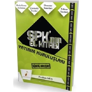 SPK´nın El Kitabı - Yatırım Kuruluşları
