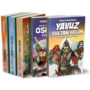 Yavuz Sultan Selim - Çanakkale - Fatih Sultan Mehmet - Yavuz Bahadıroğlu - 5 Kitap Takım