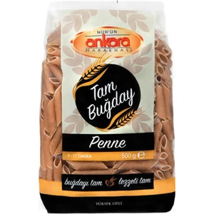 Nuhun Ankara Tam Buğday Penne 500 gr