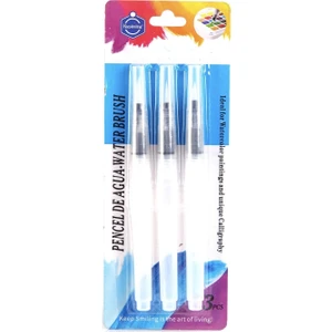 Keep Smiling Waterbrush Su Hazneli Fırça Seti 3'lü (İnce+Orta+Kalın Uç)