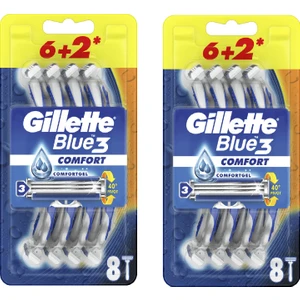 Blue3 Comfort Kullan-At Tıraş Bıçağı 8'li 2 Adet