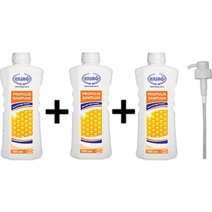 Propolis Şampuan Normal Yağlı Saçlar 3 x 1000 ml Aparatlı