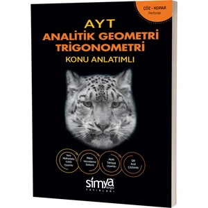 Simya Yayınları  12.Sınıf Geometri (Analitik - Geometrik - Trigonometri) AYT Konu Anlatımlı Kitap