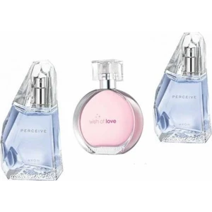 Perceive (2 Adet)+Avon Wish Of Love  3lü Kadın Set