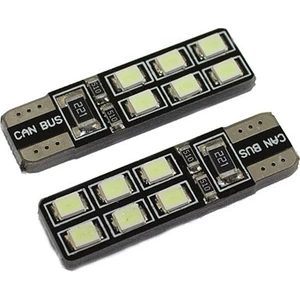 T10 Led Ampul Canbus'lı Buz Mavi 2'li Set 12V / LAAM626-2