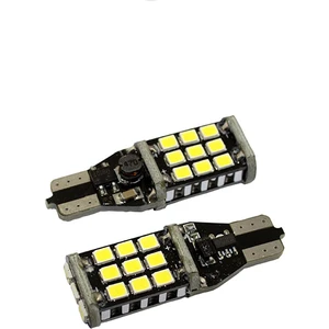 Led Ampul T15-15 SMD Canbuslı Beyaz 2'li Set 12V / LAAM631