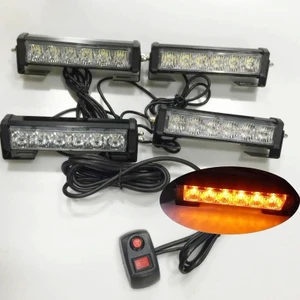 Power Ledli Çakar Lamba 4'lü Sarı 12-24V