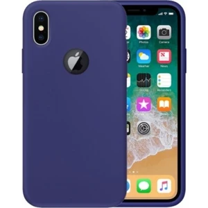 Apple iPhone X Premier Silikon Kılıf - Lacivert