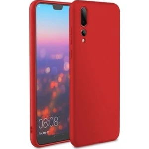 Huawei P20 Pro Premier Silikon Kılıf - Kırmızı