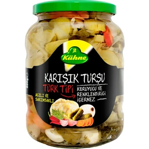 Kühne Türk Tipi Karışık Turşu 680 ml