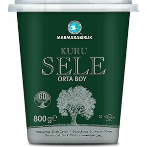 (3XS) 381-410 Doğal Kuru Sele Zeytin 800 gr Pet