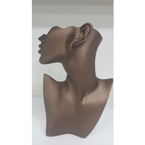 Aydın Dekor Polyester Boyalı Kahve Kolye Küpe Manken