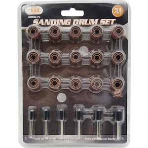 Mini Spiro Bant Rulo Zımpara Seti 51'li Dremel Uyumlu 80615