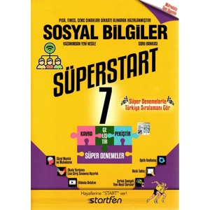 Startfen Yayınları 7. Sınıf Sosyal Bilgiler Süperstart Soru Bankası