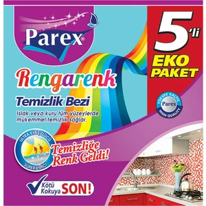Rengarenk Temizlik Bezi 5 'li