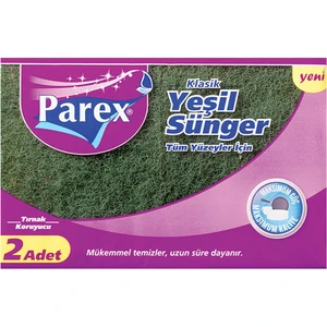 PAREX YEŞİL SÜNGER OLUKLU 2 Lİ