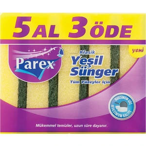 Klasik Yeşil Sünger Düz 5'li