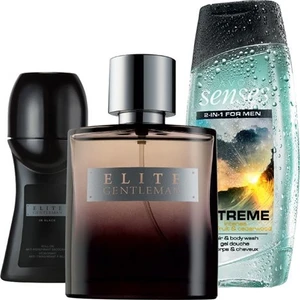 Elite Gentleman Edt 75 ml Rollon Duş Jeli 3 Lü Set