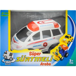 Oyuncak Süper Sürtmeli Kırılmaz Ambulans
