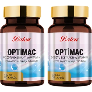 Optimac Gözotu Ekstraktı 60 Kapsül x 2 Adet