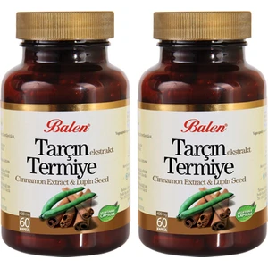 Tarçın Ekstrakt & Termiye 60 Kapsül x 2 Adet
